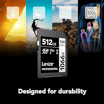 Lexar - microSDXC 512GB LEXAR レキサー 超高速 4K Ultra Amazon.com: Lexar High-Performance 633x 512GB microSDXC UHS